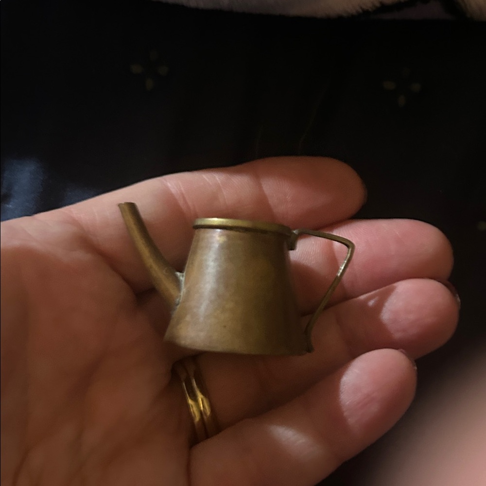 Miniature Brass Tea Set - Picture 2 of 7